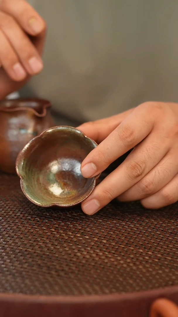 茶壶紫砂原矿手工制作杯子 随机发