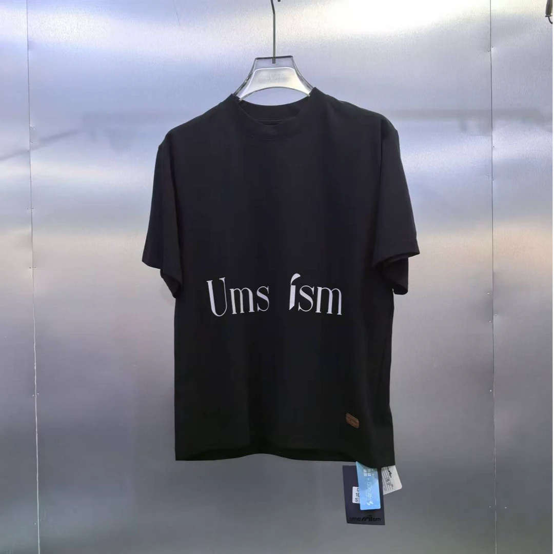 D06-101910-UMA夏季正面字母印花时尚圆领半袖