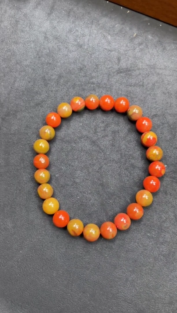 南红玛瑙手串未镶嵌手串