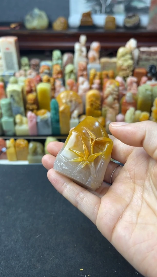 青田石印石编号编号7486