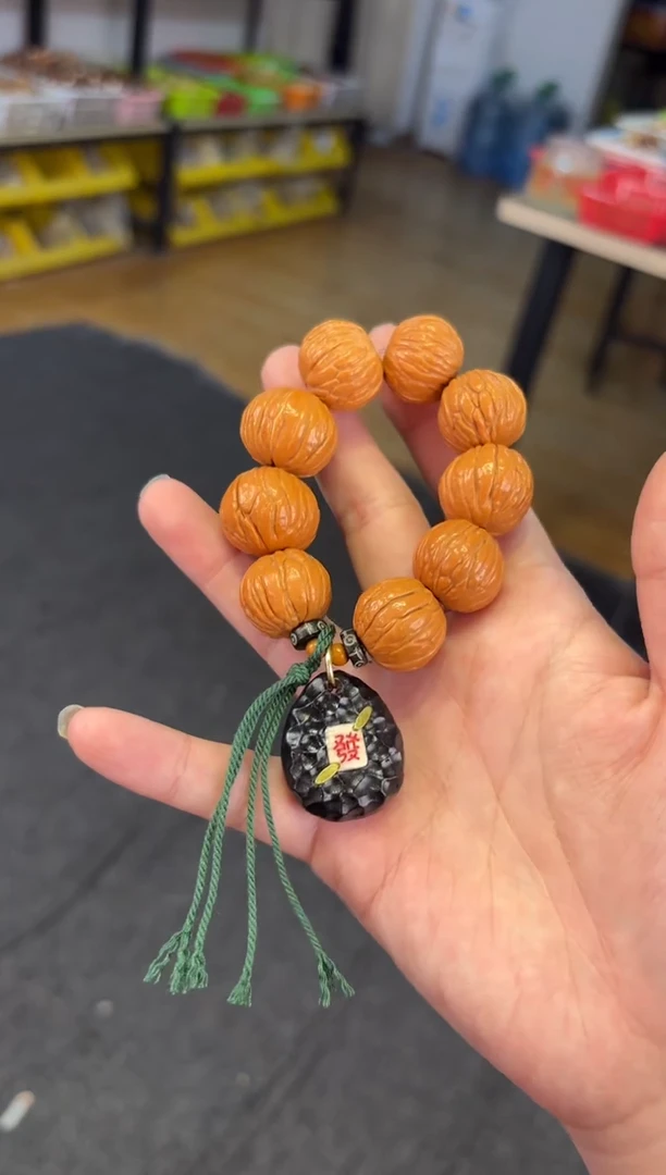 【闪购商品】菩提根/象牙果吊坠18mm猴头凤羽发发手捻