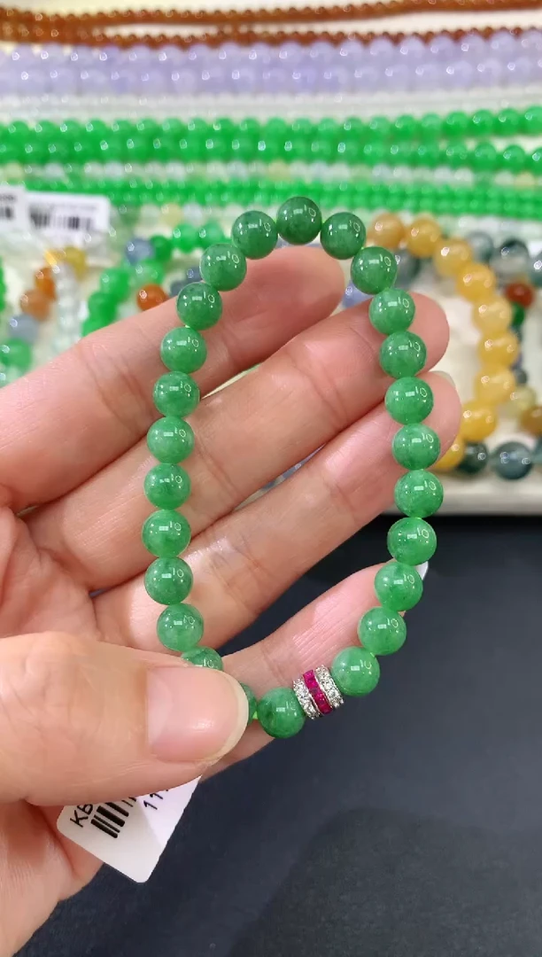 未镶嵌手串翡翠43|1800