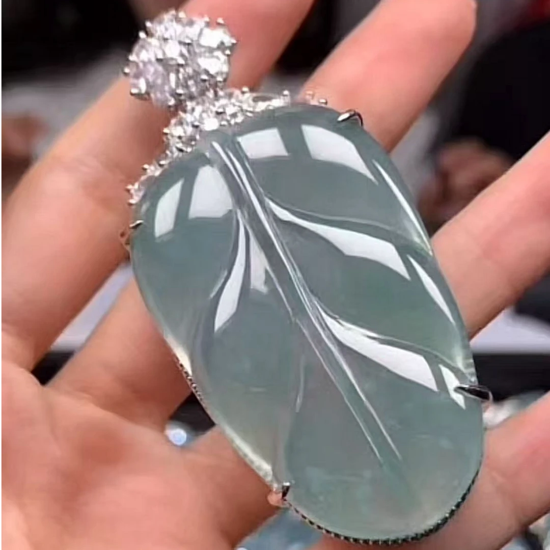 【逍遥】天然A货翡翠大叶子吊坠*222/315/多样性发/1件