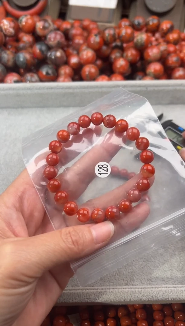 未镶嵌手串南红玛瑙8+