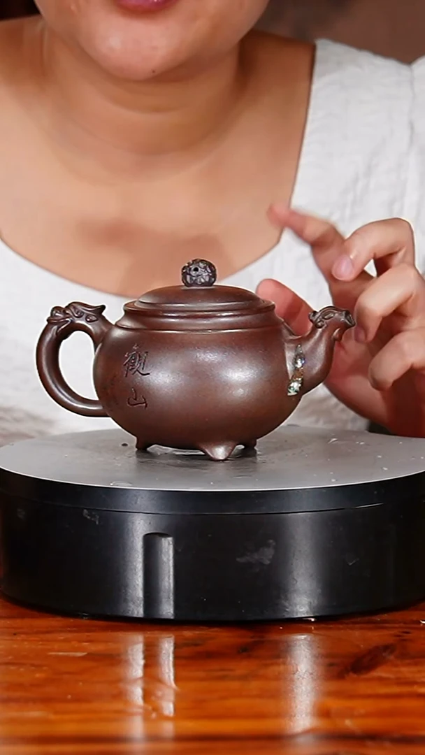 宜兴原矿紫砂壶茶壶350C