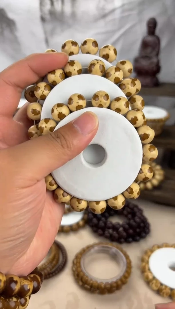 紫金鼠手串熊猫 三叶草