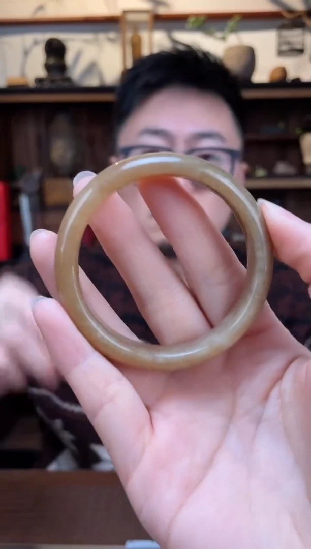 【闪购商品】和田玉手镯未镶嵌013和田玉手镯53#YR