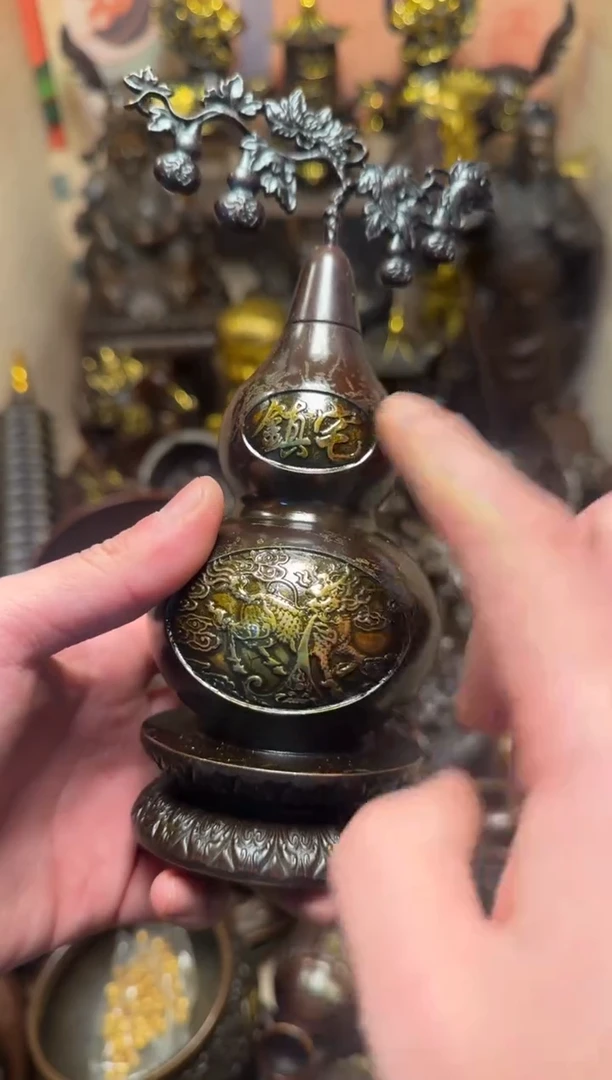 精品专属链接---【五福鎏金葫芦】