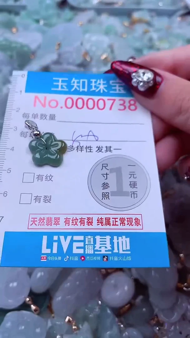 吊坠(不含链)未镶嵌翡翠738