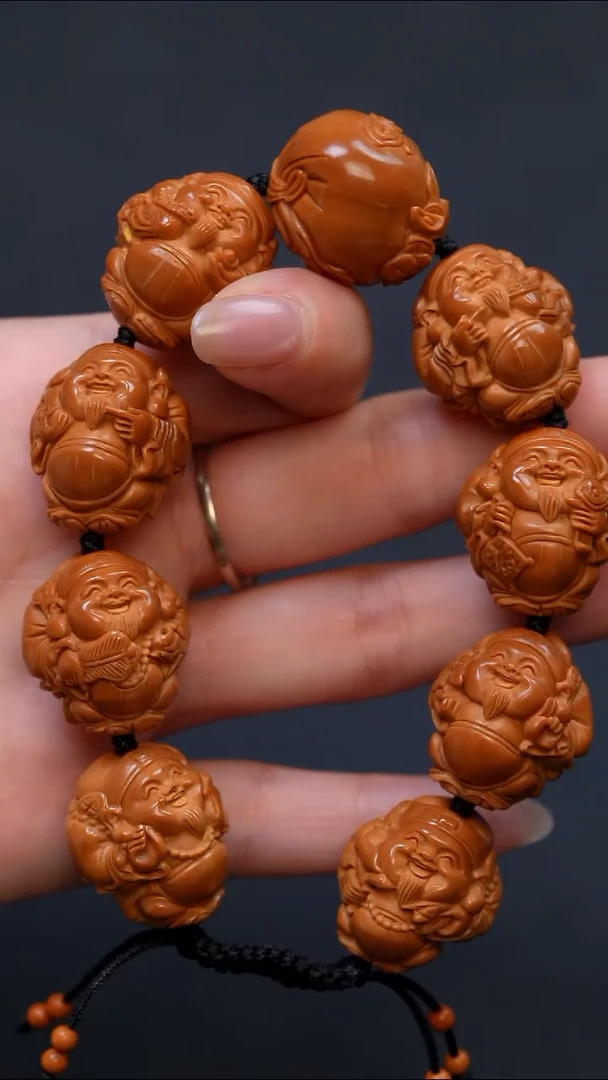 橄榄核吊坠2.1八方来财