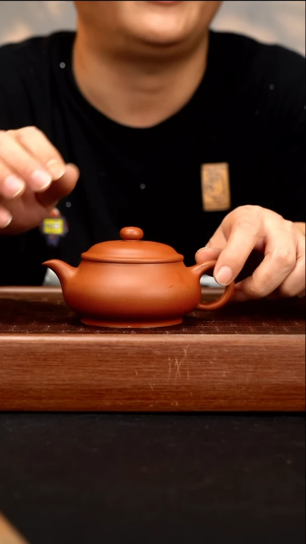 茶壶紫砂赵庄朱泥明炉