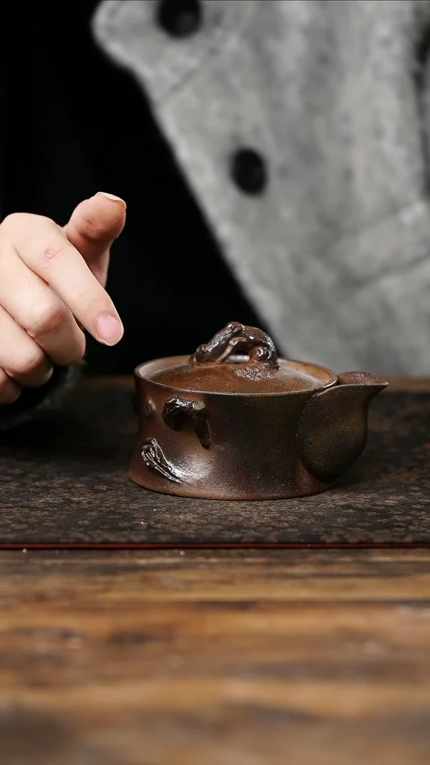 茶杯紫砂5号紫砂柴烧