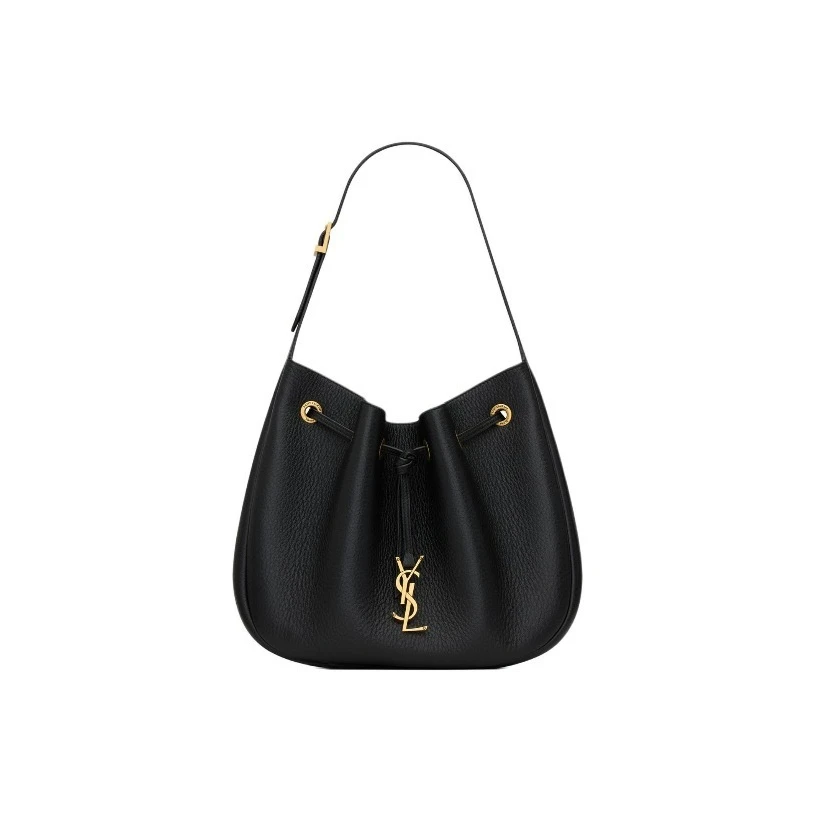 全新未使用 YSL/圣罗兰 黑金paris24年新款hobo手提单肩包小号