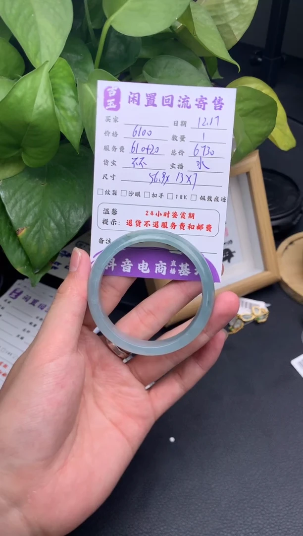 未镶嵌手镯翡翠手镯