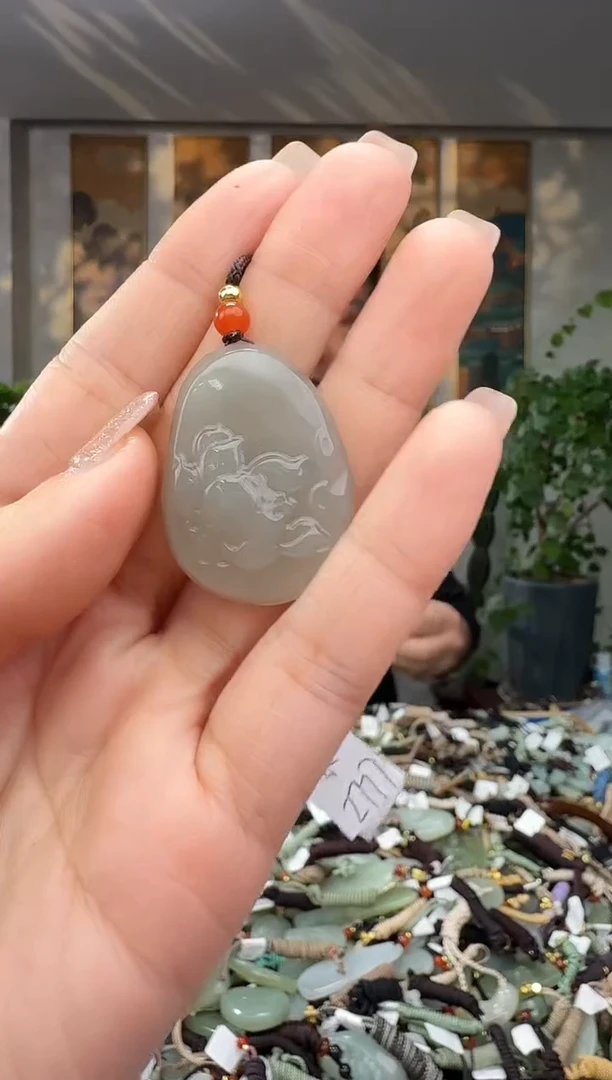 颈饰未镶嵌和田玉拍一发一多样性发货