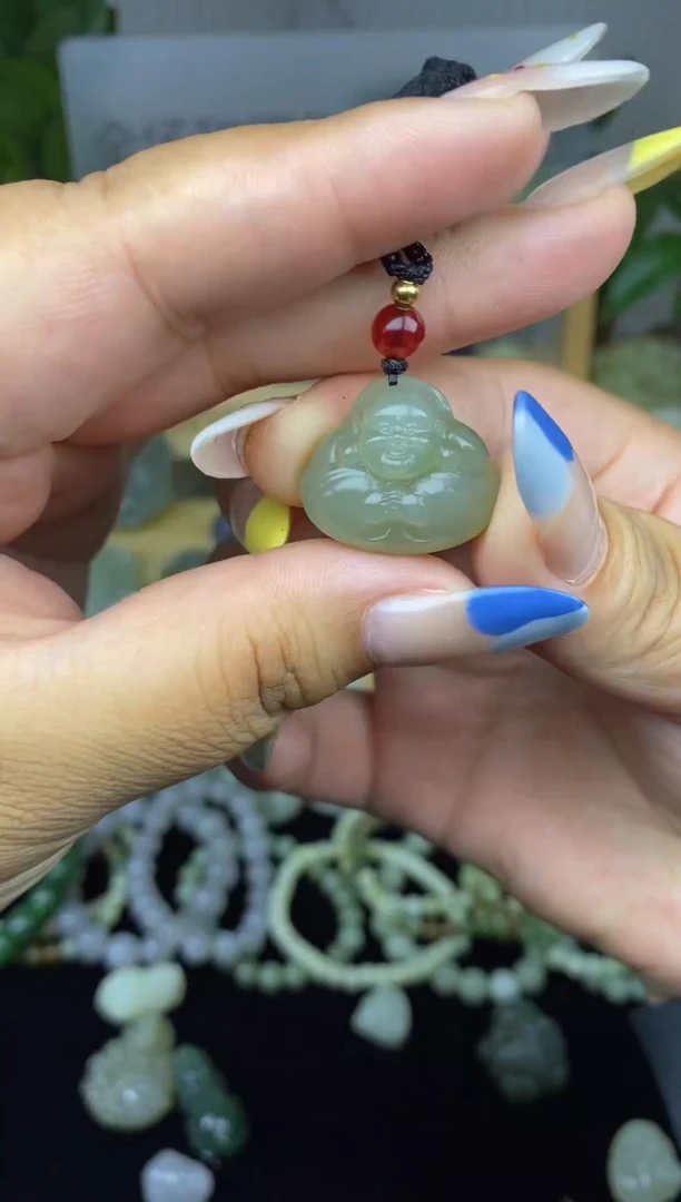 和田玉未镶嵌颈饰和田玉吊坠 无顶珠