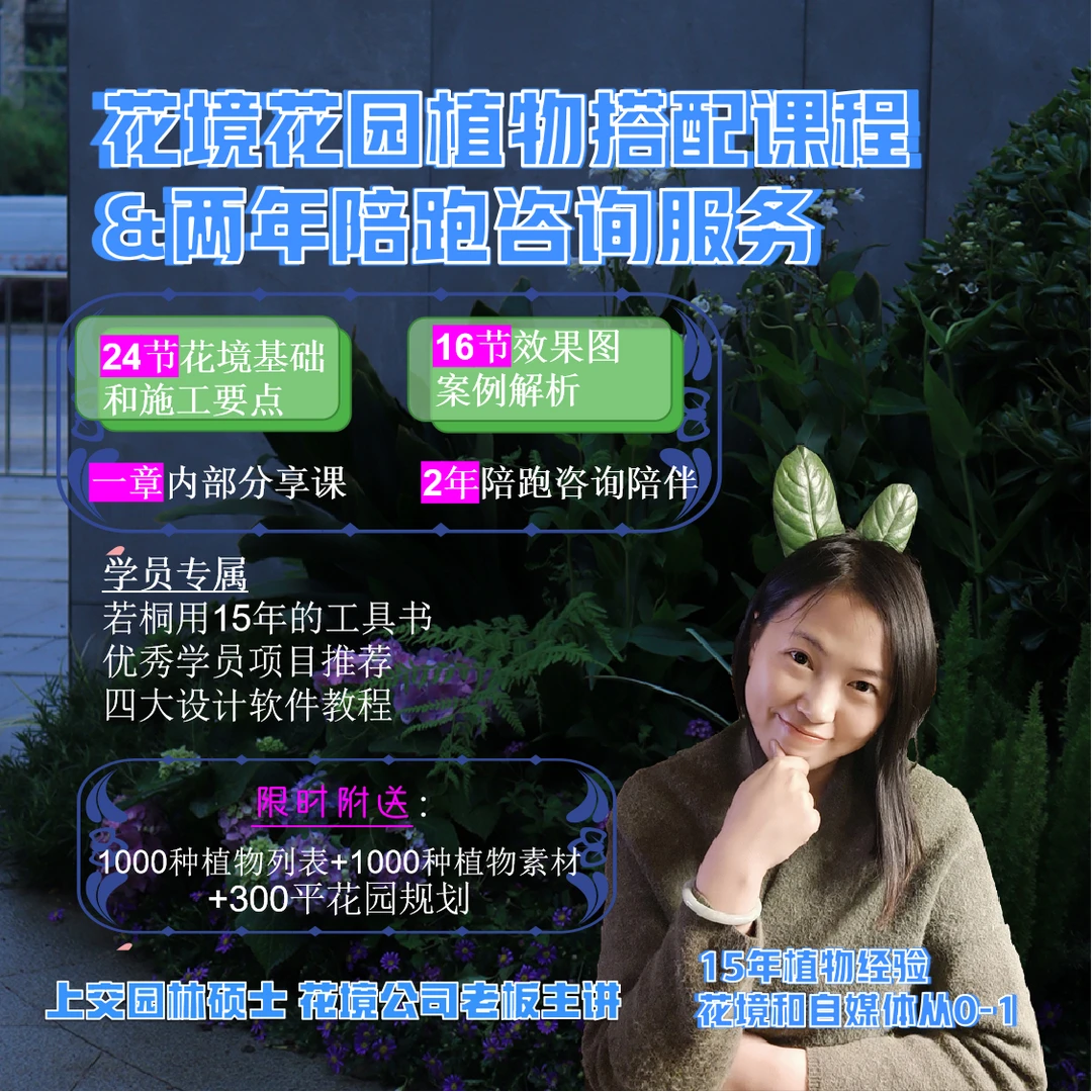 花境理论效果图落地实践线上虚拟产品
