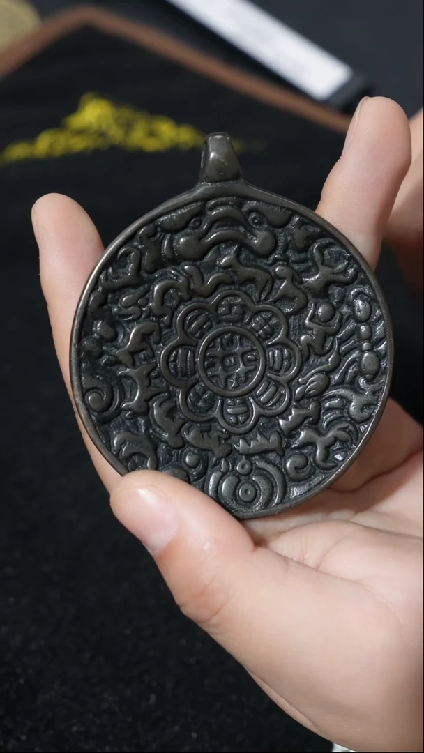 铜铁合金类朝天吼九宫八卦牌/吊坠/挂饰/挂件