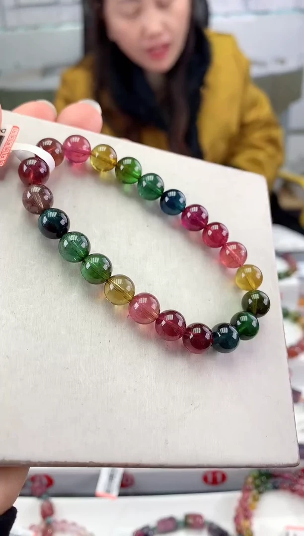 未镶嵌手串碧玺多样性发一条