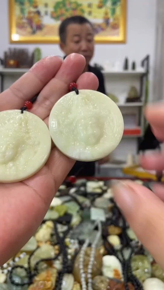 岫玉未镶嵌吊坠多样性发货其中发一件