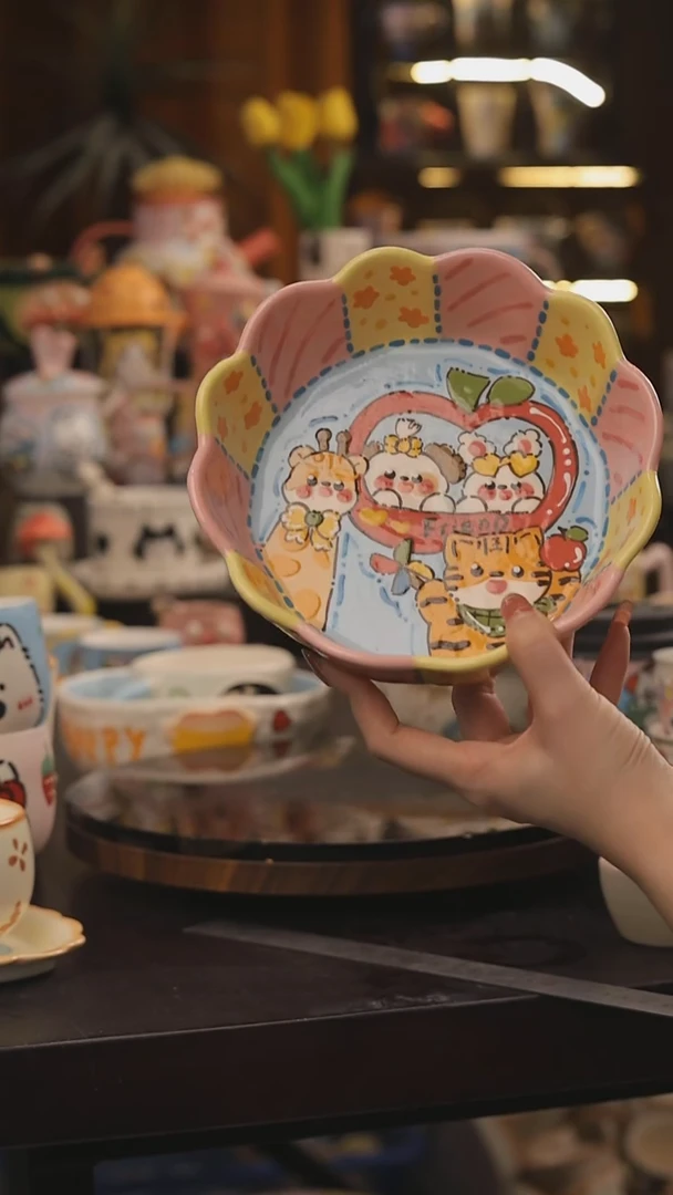 景德镇釉下彩绘设计师款式陶瓷
