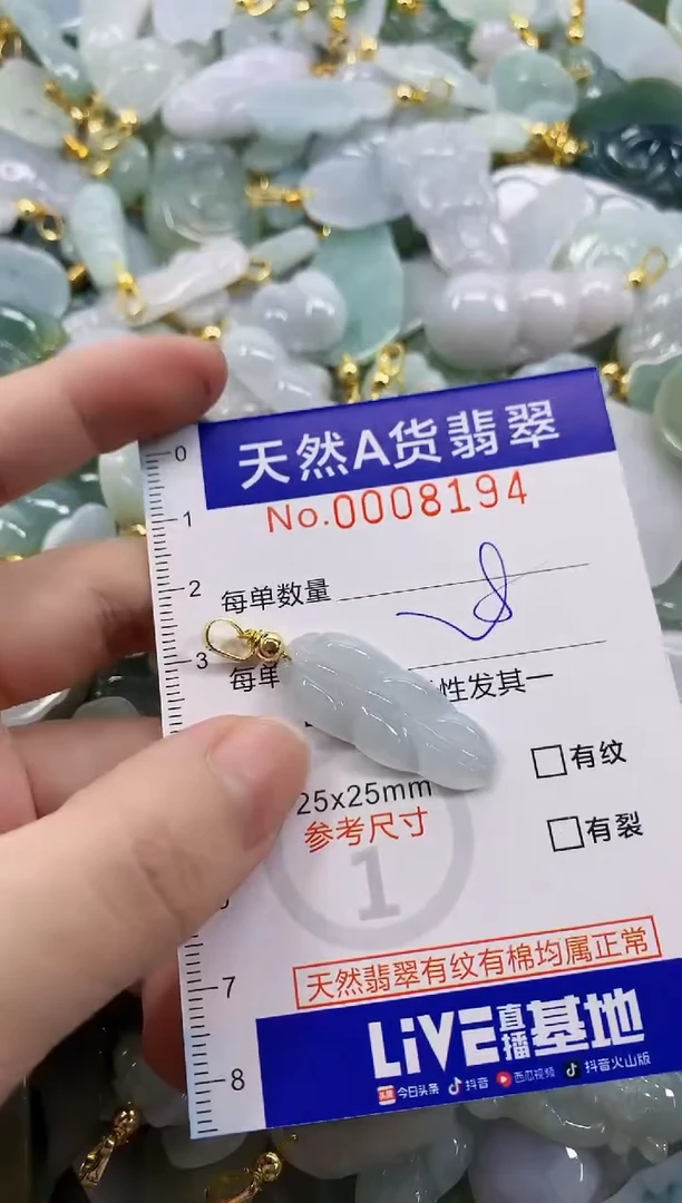 颈饰未镶嵌翡翠天然A货翡翠