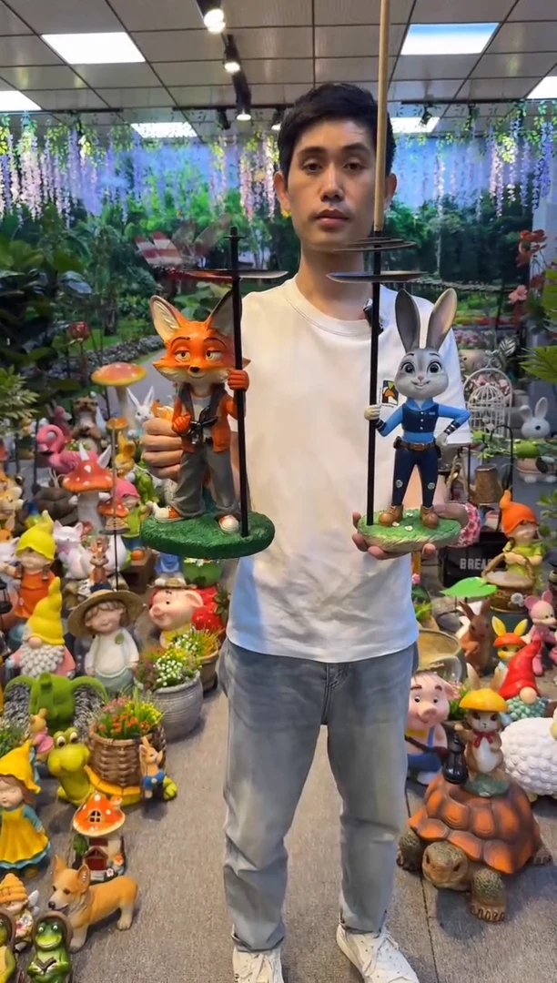 无花朵花园庭院摆件&002&