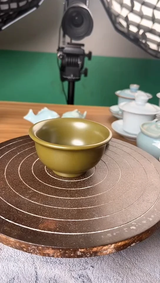 杯茶叶末鳝鱼黄压手杯一级