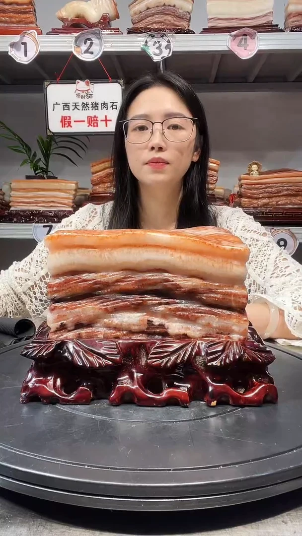 石材天然石材柳州猪肉石18.5-14-11