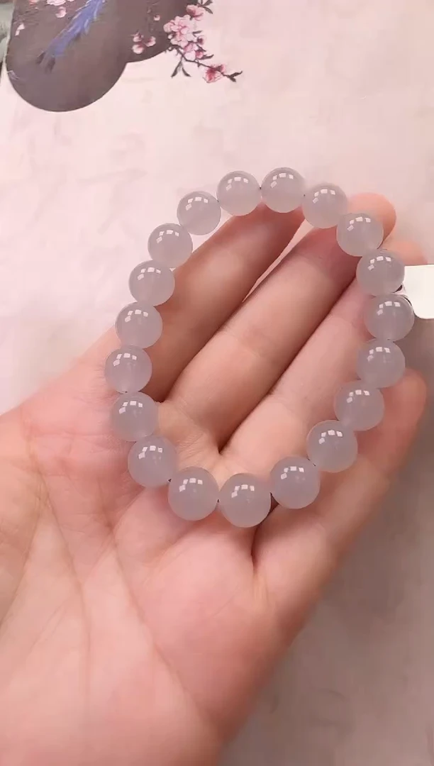 【闪购商品】和田玉手串未镶嵌烟紫手串