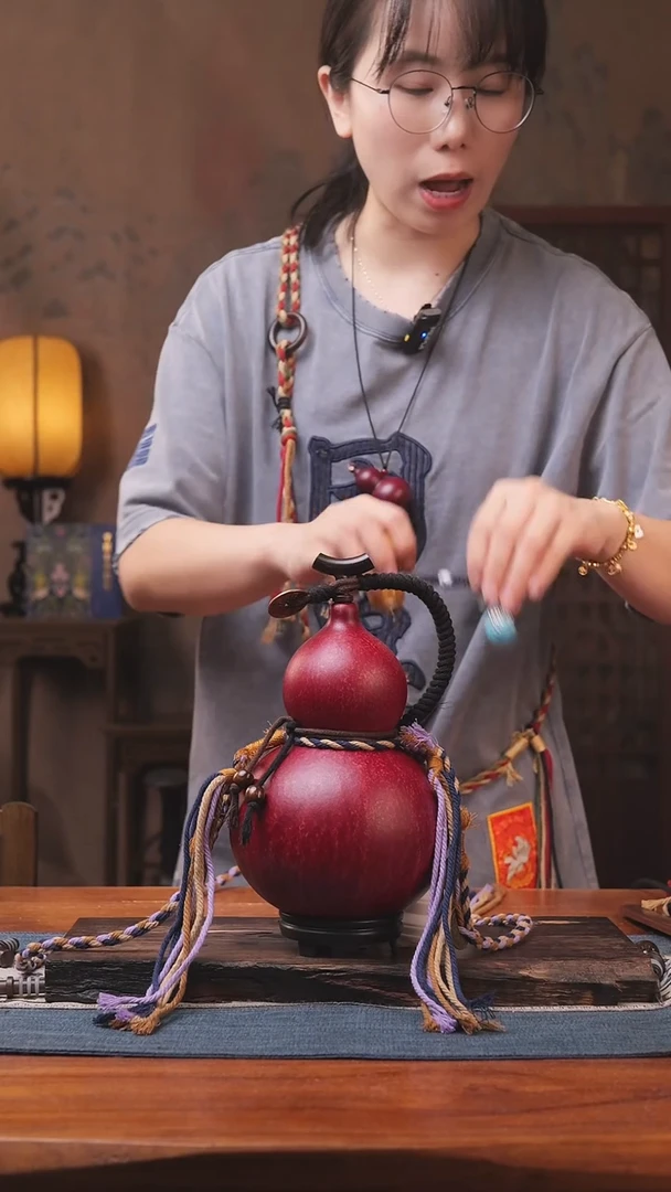 1538号精品大漆葫芦防腐防渗装水茶酒