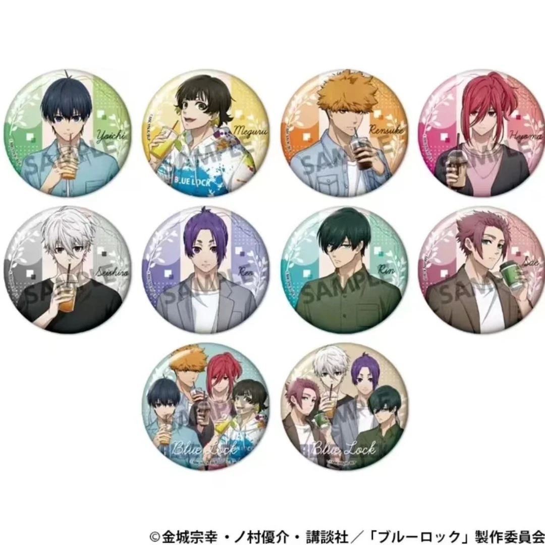 【川子拆卡】日谷蓝色监狱饮料吧唧收藏吧唧盲盒代拆