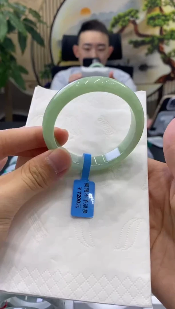 未镶嵌手镯翡翠7665