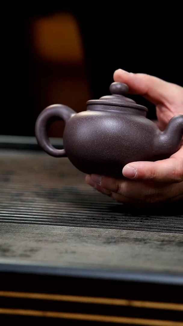 【闪购商品】紫砂茶壶22-半手至尊天青疾风砥砺壶180cc