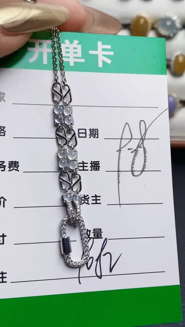 银S925镶嵌戒指翡翠9082