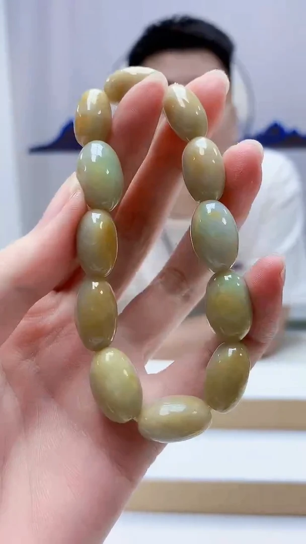 未镶嵌定制翡翠5028zm-毛货手串110