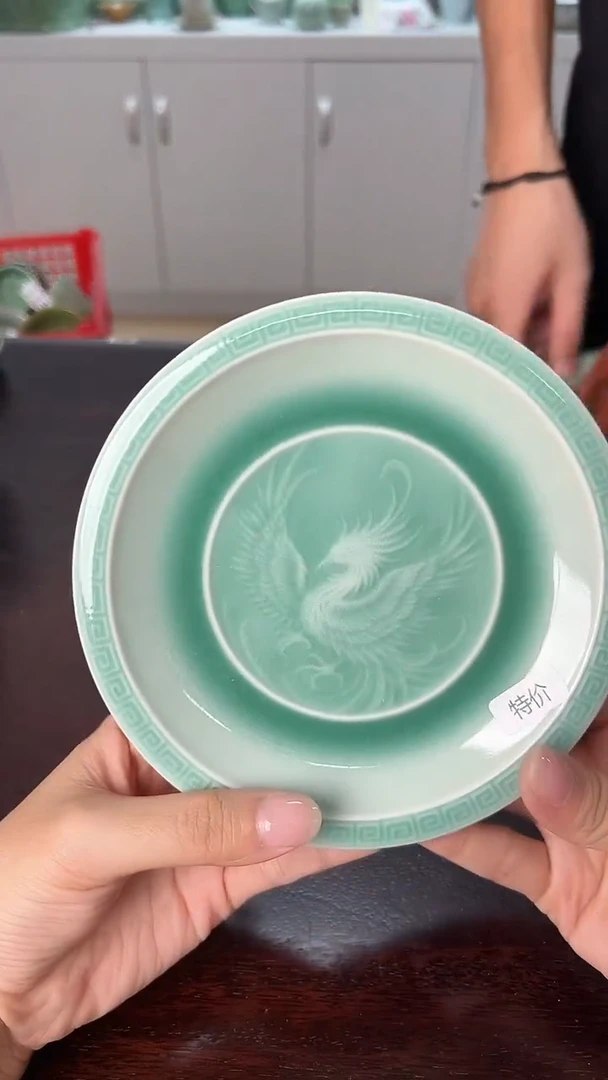 龙泉云间青瓷小米茶器