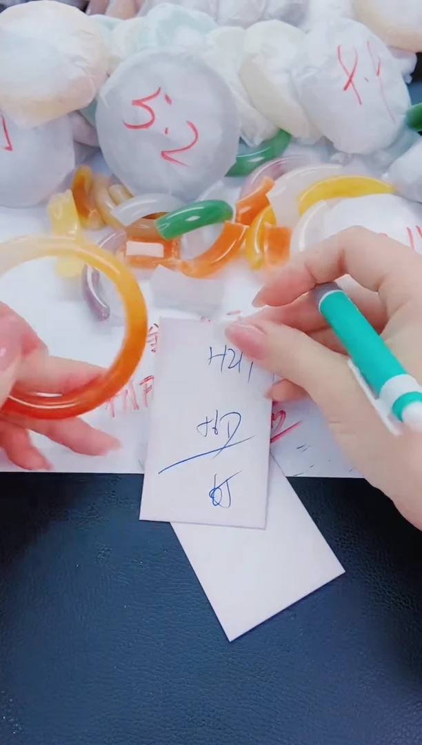 石英质玉手镯未镶嵌明*子H213-56-57