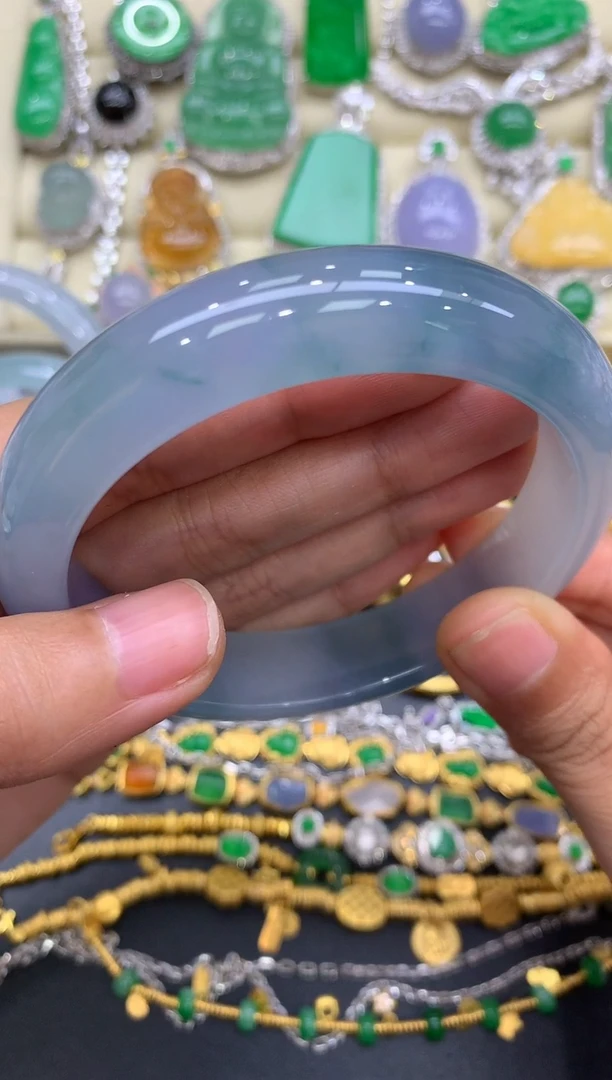 翡翠手镯未镶嵌513-中国好珍宝