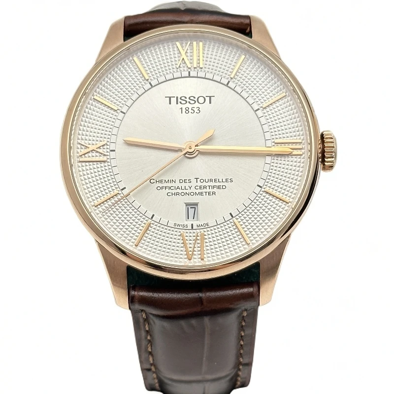 99新 Tissot/天梭 杜鲁尔/臻耀/男机械天文台/T099/公价8250/42MM