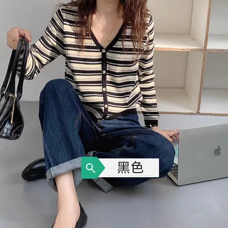 精致小开衫~2025早春气质新款时尚气质长袖针织女93268