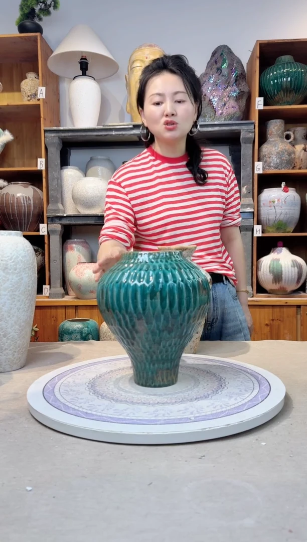瓶孤品 手工 精品陶瓷花瓶  a258