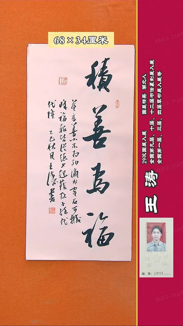 书法57a王涛书法作品