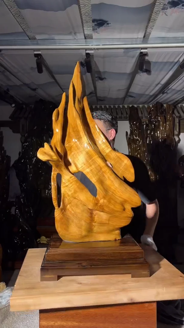 金丝楠阳**蛰金丝楠小叶桢楠摆件85-40-26