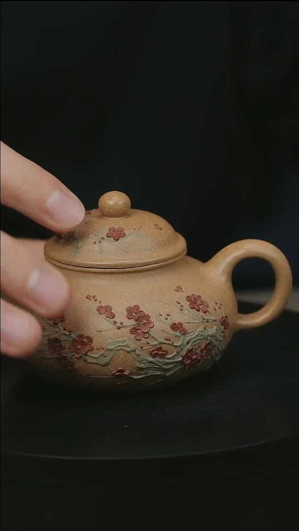 茶壶紫砂M****-H1857陈春芬降坡梅花容天