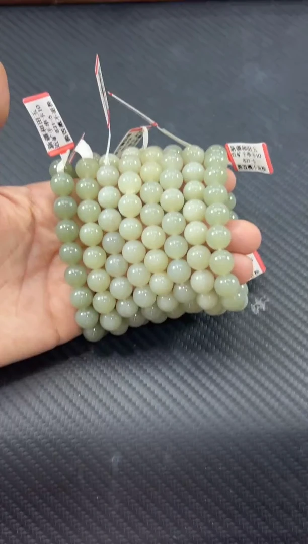 手串未镶嵌和田玉且末近矿卡10手串多样性发货拍一发其一