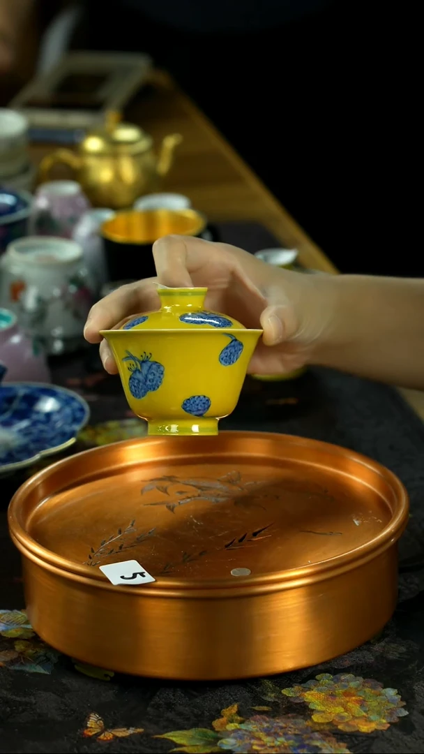 中秋国庆景德镇手绘瓷器