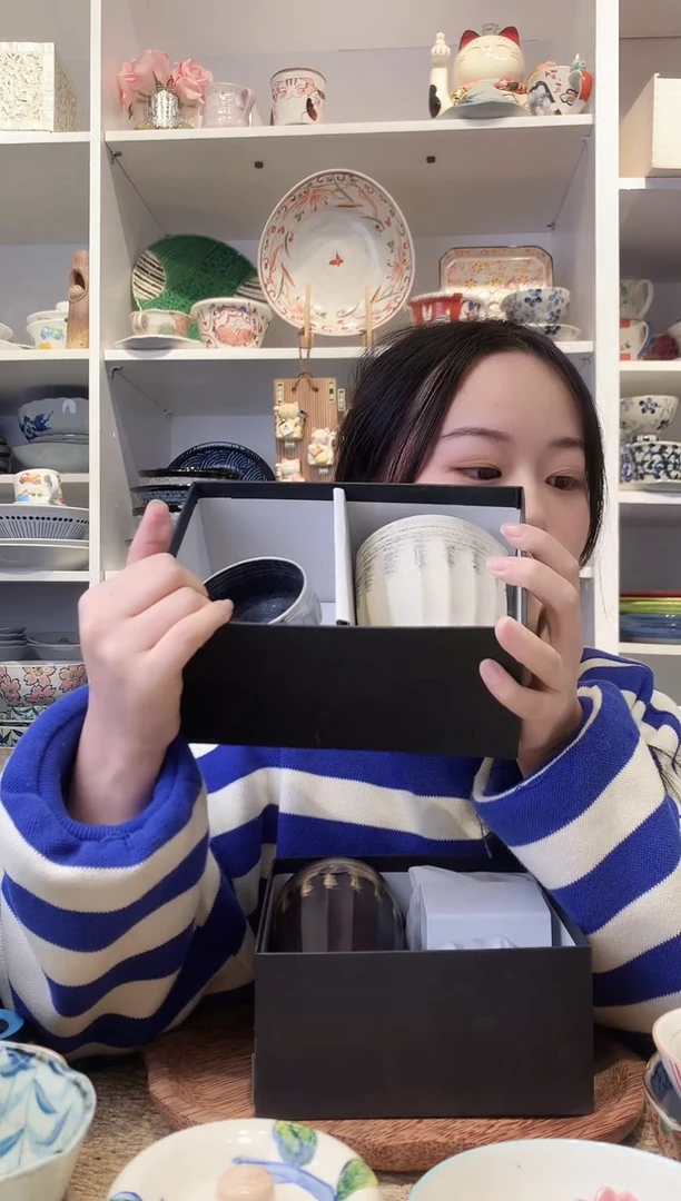 陶瓷有田烧白色公道杯套装