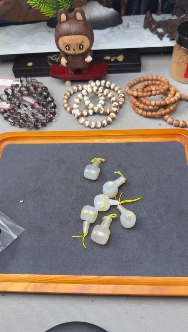 和田玉未镶嵌珠宝奇石冰玉三通1.6多样性发其一