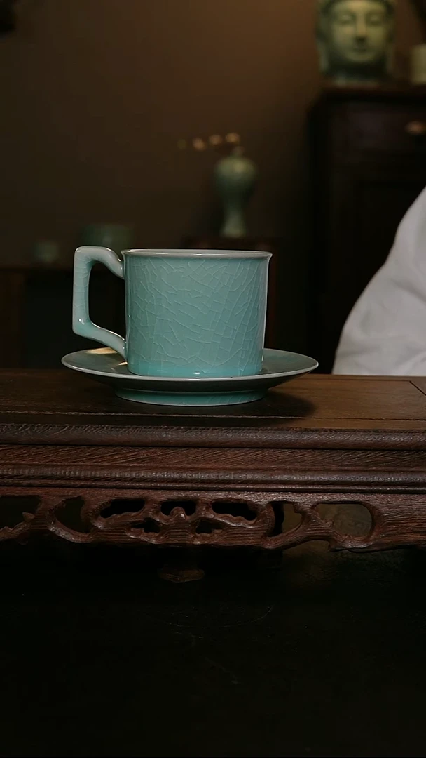 摆件仿古手工咖啡杯
